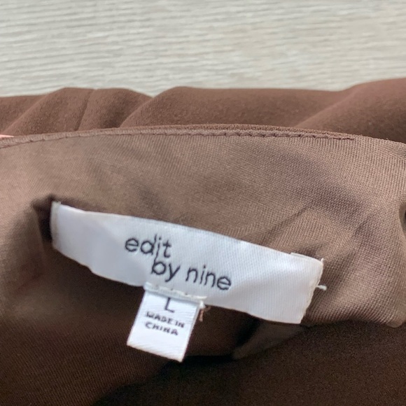 Simons Edit By Nine Irresistible Cutout Brown Bodycon Dress - Picture 6 of 11